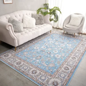 Vintage Floral Rugs Soft Accent Area Rug