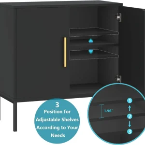 Buffet Cabinet, 2 Doors and Adjustable Shelves