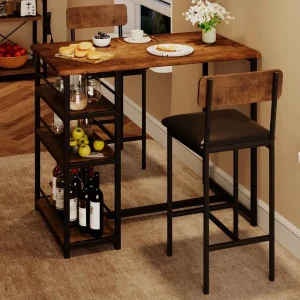 3 Piece Bar Table with 2 Stools