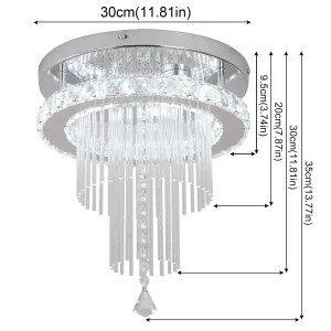Modern Crystal Chandelier Ceiling Lamp Led Light